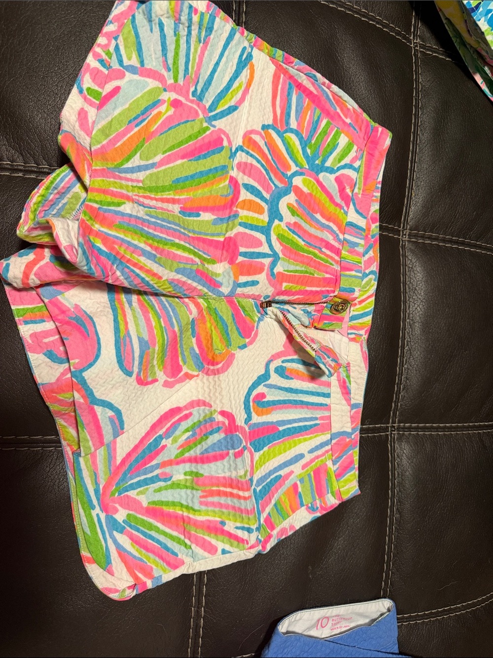 Colorful Tropical Print Shorts